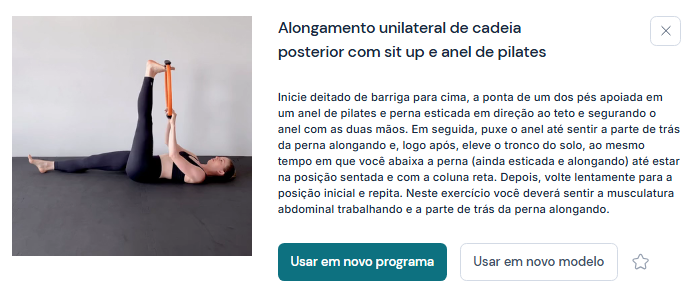 gestão de spa biblioteca de exercícios