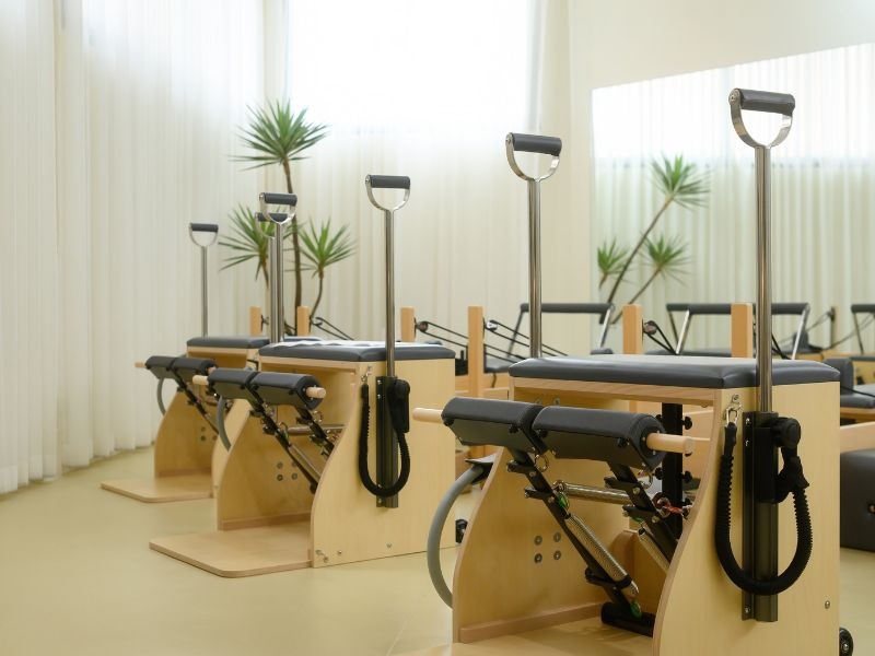 como organizar um studio de pilates equipamentos