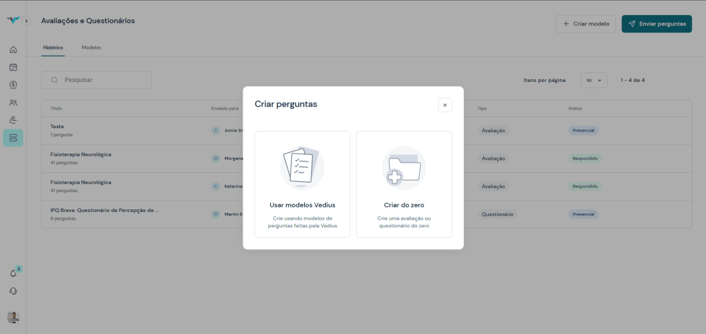 O que é a ficha de avaliação em Fisioterapia: definição, finalidade e uso clínico 1 Criando NovoModelo 1
