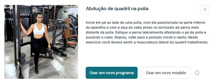 abdução na polia através da plataforma Vedius abdução na polia através da plataforma Vedius